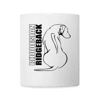 RHODESIAN RIDGEBACK PROFIL Wilsigns - Mug - white - Front
