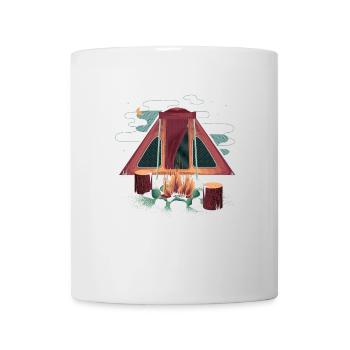 Camping Shirt - Mug - white - Front