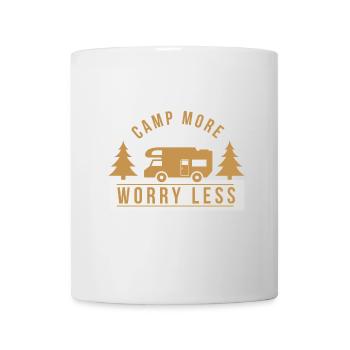 Camper Campen Camper Camping Geschenk - Tasse - Weiß - Vorne