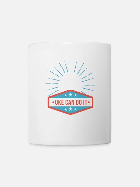 Funny gift ukulele guitar mandolin guitar - Mug - white