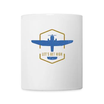 Pilot Flieger Pilotenbrille Jetpilot Geschenk - Tasse - Weiß - Vorne