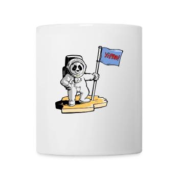 Panda Kosmonaut - Tasse - Weiß - Vorne