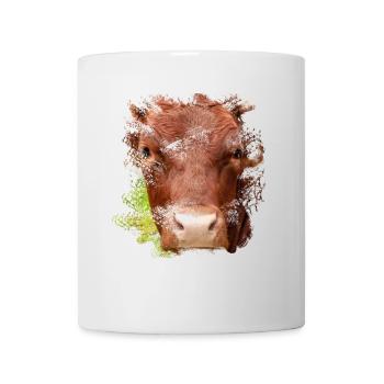 Das Pinzgauer Rind Vieh - Tasse - Weiß - Vorne