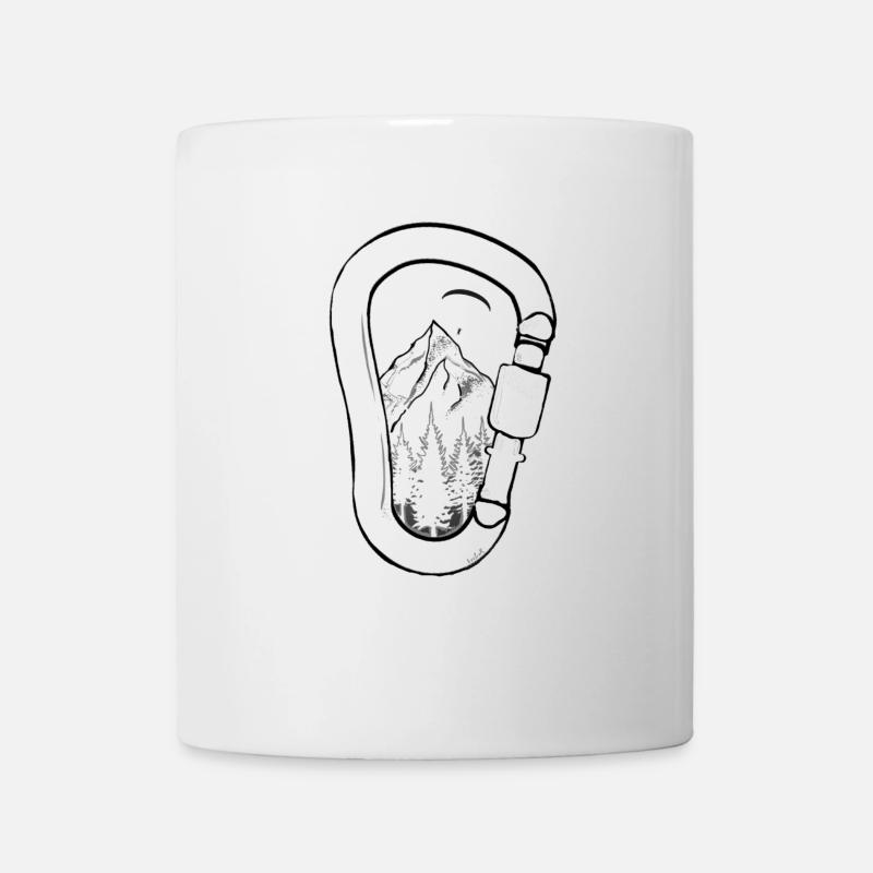 Paragliding paragliding passion carabiner - Mug - white