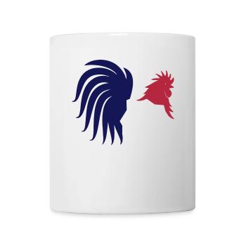 France coq - Mug blanc - blanc - Devant