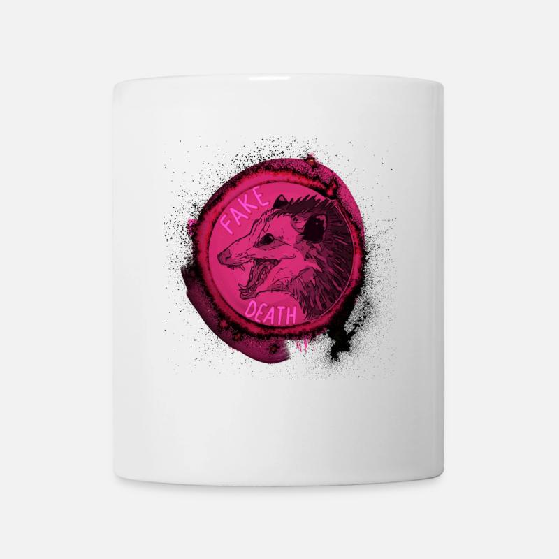 Opossum - Fake death - Tasse - Weiß