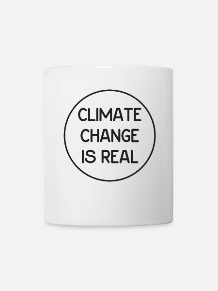 Le changement climatique est réel - Mug blanc - blanc