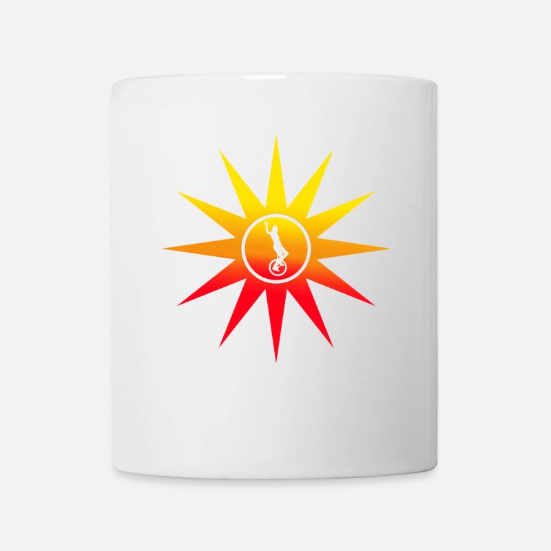 einrad einradartist unicycle-star einradfahrerin - Tasse - Weiß