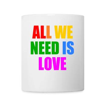 all we need is love - Mug - white - Front