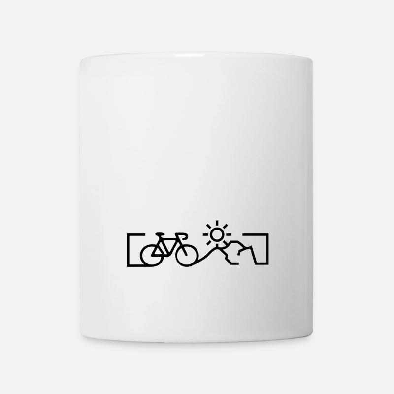 Fahrrad - Tasse - Weiß