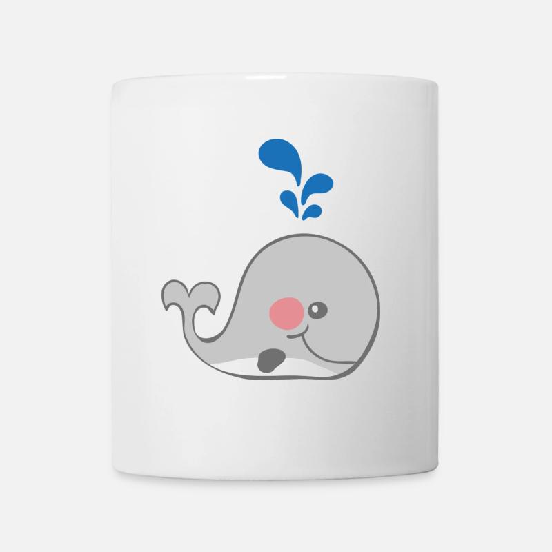 Wal - Tasse - Weiß