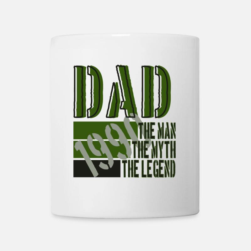 PAPA Geburtsjahr 1990 - Tasse - Weiß