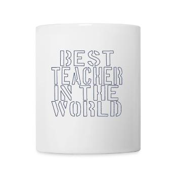 Best teacher in the world - Mug - white - Front