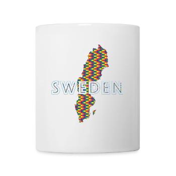 Fierté suédoise - Mug blanc - blanc - Devant