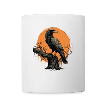 Corbeau - Mug blanc - blanc - Devant