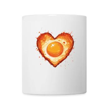Spiegelei ist Liebe - Tasse - Weiß - Vorne