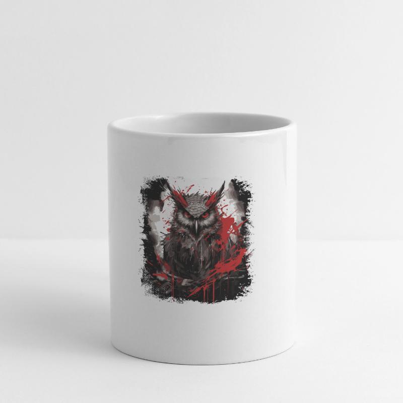 Gothic Eule Tasse