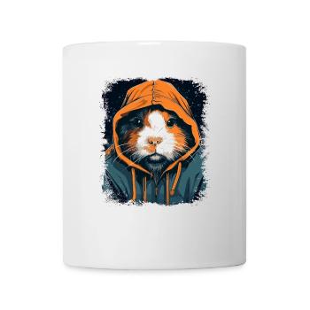 Cool Hip Hop Guinea Pig - Mug - white - Front
