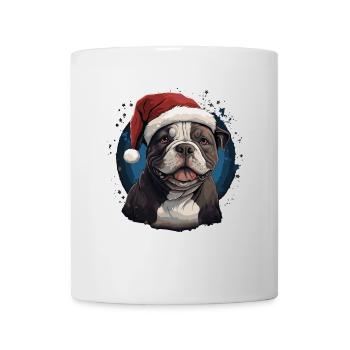 Noël de l’American Bull Terrier - Mug blanc - blanc - Devant