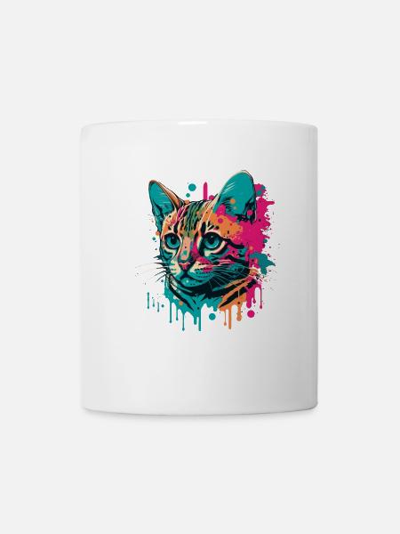 Coole Katze - Tasse - Weiß