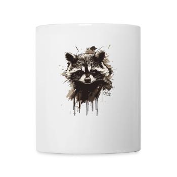 Waschbär - Tasse - Weiß - Vorne
