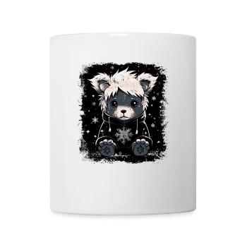 Cute Emo Teddy Bear - Mug - white - Front