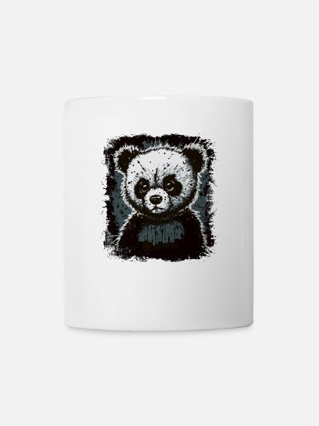 Trauriger Panda - Tasse - Weiß