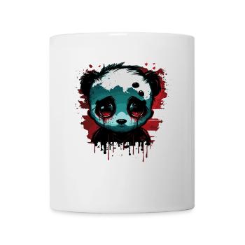 Trauriger niedlicher Panda - Tasse - Weiß - Vorne