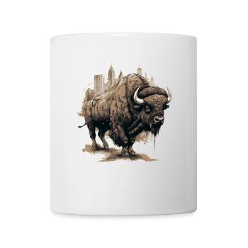 Amerikanischer Bison - Tasse - Weiß - Vorne