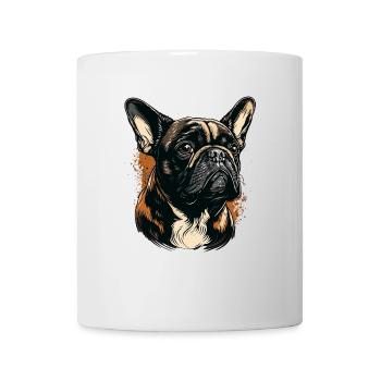 Bouledogue français - Mug blanc - blanc - Devant