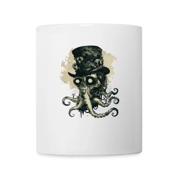 Steampunk Kraken - Mug - white - Front