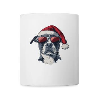 American Staffordshire Terrier xmas - Mug - white - Front