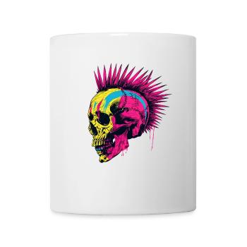 Horror Punk Zombie Mohawk - Mug - white - Front