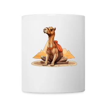 Yoga à dos de chameau - Mug blanc - blanc - Devant