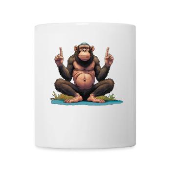 Yogi Monkey - Mug - white - Front