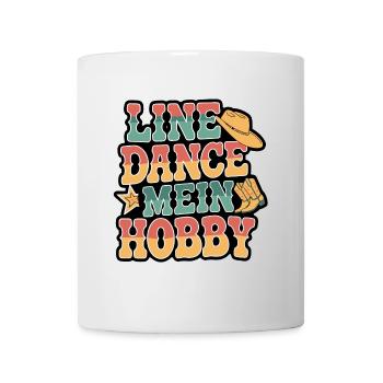 Line Dance mein Hobby - Tasse - Weiß - Vorne
