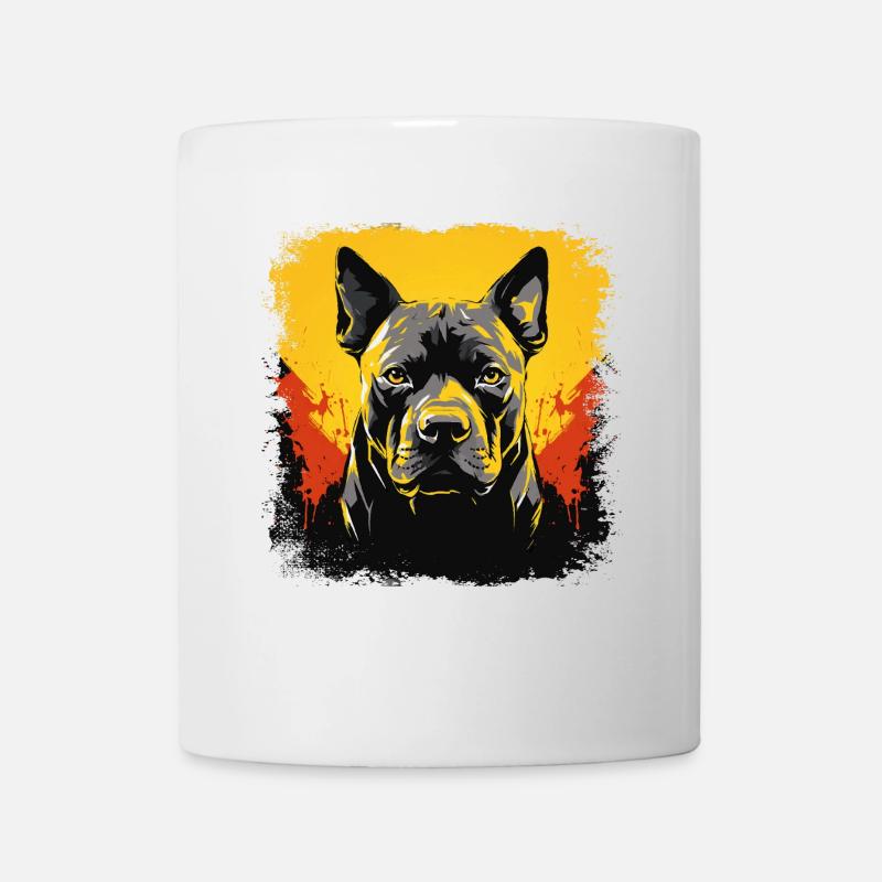 American Staffordshire Terrier - Tasse - Weiß