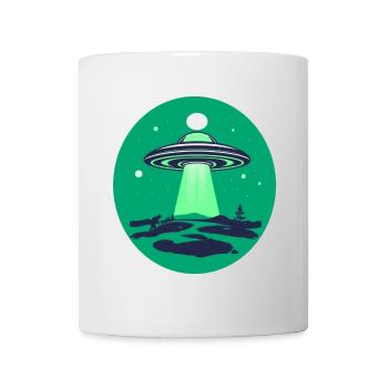 UFO Visitors - Mug - white - Front