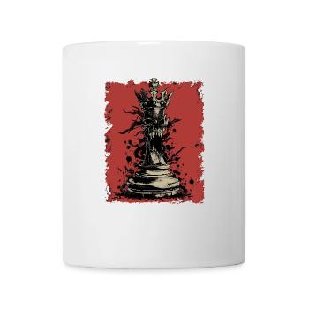 Roi des échecs - Mug blanc - blanc - Devant