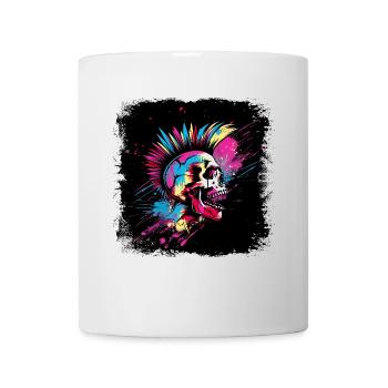 Punk Zombie Mohawk - Mug - white - Front