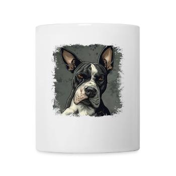 Bull terrier - Mug blanc - blanc - Devant