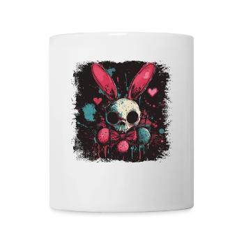 Cute Creepy Easter Bunny - Mug - white - Front