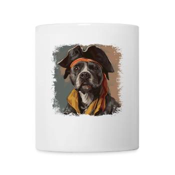 American Staffordshire Pirate - Mug - white - Front
