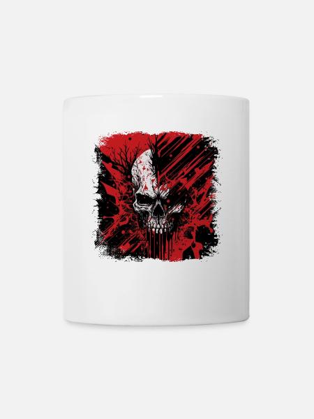 Heavy Metal Punk undead - Tasse - Weiß