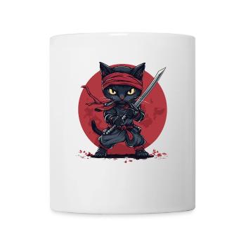 Ninja Cat - Mug - white - Front