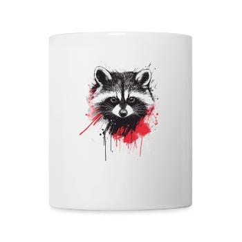 Waschbär - Tasse - Weiß - Vorne