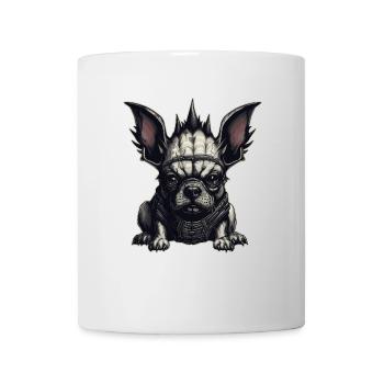 Bouledogue français gothique - Mug blanc - blanc - Devant