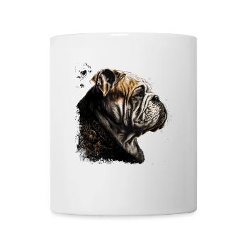 Art du bouledogue anglais - Mug blanc - blanc - Devant