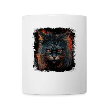 Cat is in a bad mood - Mug - white - Front