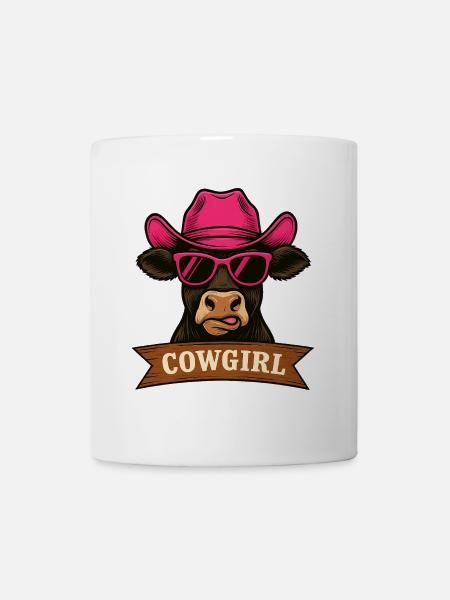 Cow Girl - Mug - white